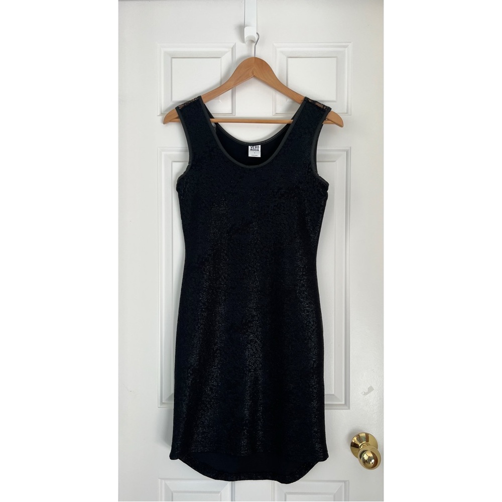 Vero Moda Black Metallic Sleeveless Dress